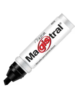 Marcador para Pizarrón Azor Magistral Aluminio Negro CJ12
