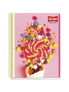 Cuaderno Scribe  Espiral Francés Mega Plus Raya 100H