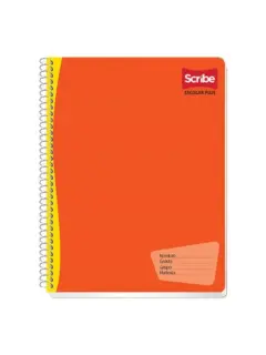 Cuaderno Scribe Profesional Espiral Esco Plu Blanco 100H