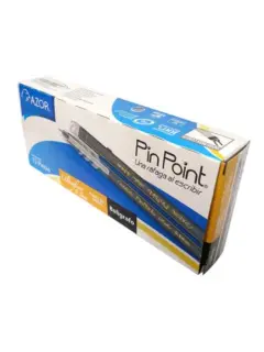 Bolígrafo Azor Pin Point Negro Punto Ultrafino CJ12