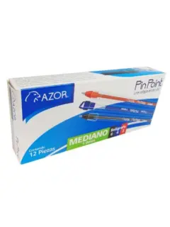 Bolígrafo Azor Pin Point Punto Mediano Surtido CJ12