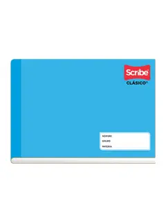 Cuaderno Scribe  Cosido Italiano Clásico Raya 100H